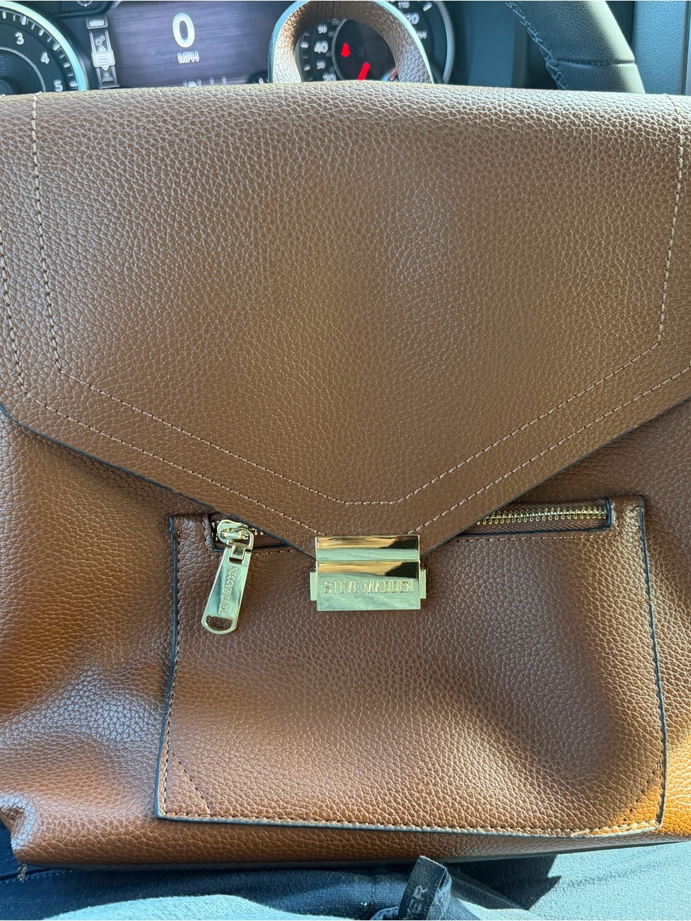 Steve Madden Backpack with Gold Hardware